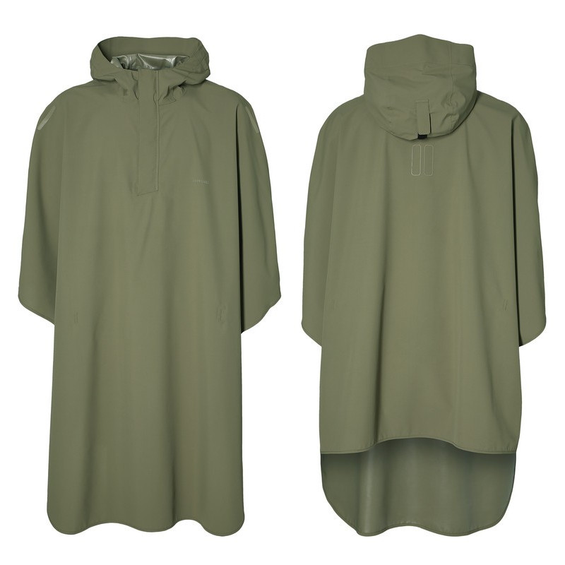 Fahrrad Regenponcho Basil Hoga olive green Einheitsgr unisex