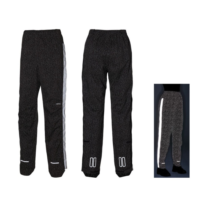 Fahrrad Regenhose Basil Skane HiVis jet black Gr M Damen
