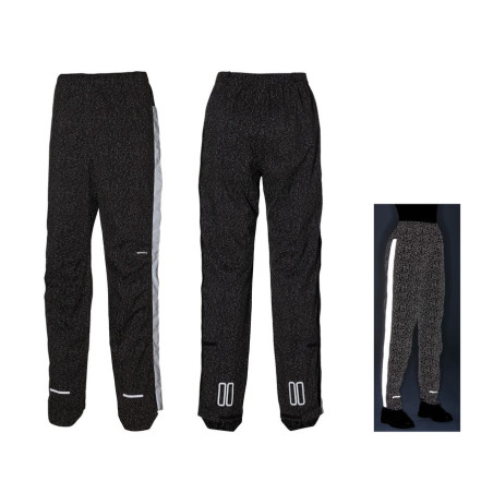 Fahrrad Regenhose Basil Skane HiVis jet black Gr M Damen