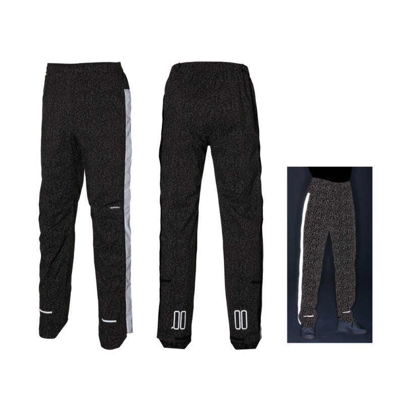 Fahrrad Regenhose Basil Skane HiVis jet black Gr S Herren