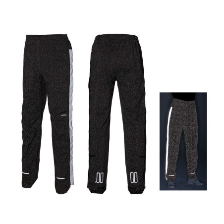 Fahrrad Regenhose Basil Skane HiVis jet black Gr XL Herren