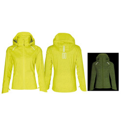 Fahrrad Regenjacke Basil Skane HiVis neon yellow Gr S Damen