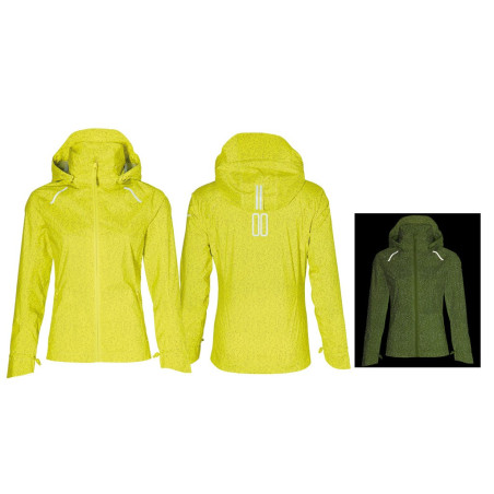 Fahrrad Regenjacke Basil Skane HiVis neon yellow Gr M Damen