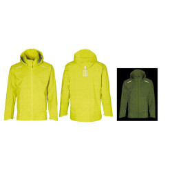 Fahrrad Regenjacke Basil Skane HiVis neon yellow Gr XL Herren