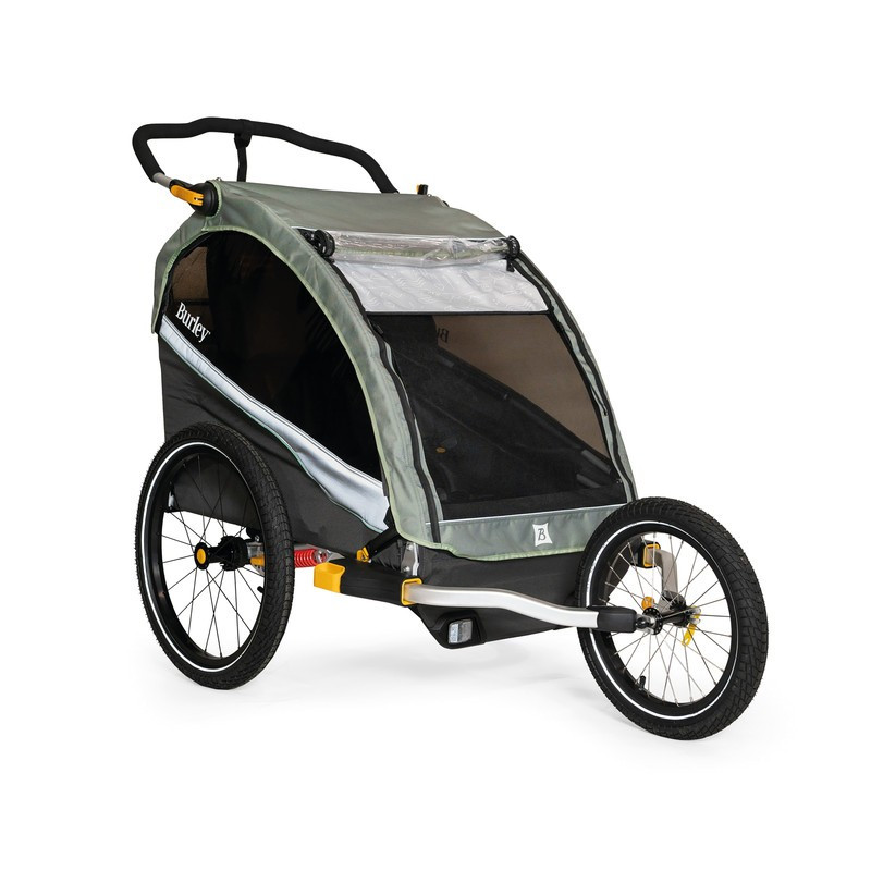 Fahrrad Kinder Anhanger Burley DLite X sage gr carcoal greyinkl RucklDouble