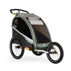 Fahrrad Kinder Anhanger Burley DLite X sage gr carcoal greyinkl RucklSingle