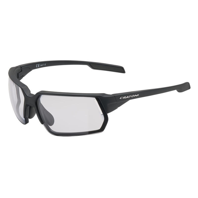 Sonnenbrille Cratoni C Lite NXT photochr schwarz matt Glas klar Kat1 3