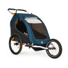 Fahrrad Kinder Anhanger Burley Encore X pacific blau schwarz inkl Rucklicht