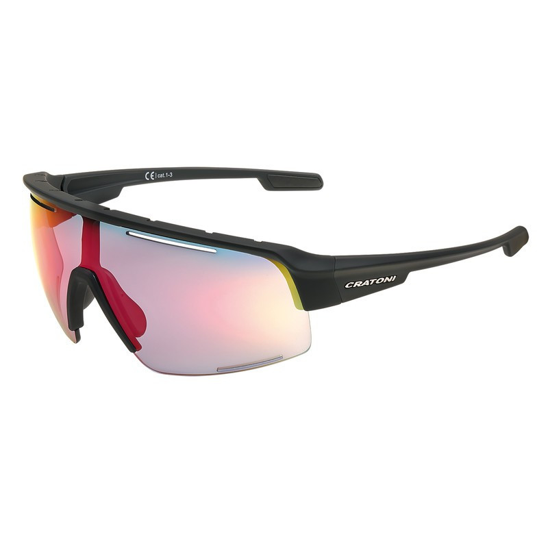 Sonnenbrille Cratoni C Matic NXT photoch sw rubber Glas klar rot verspKat1 3