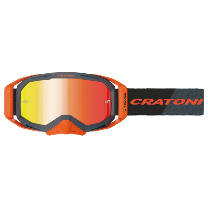 MTB Brille Cratoni C Revel Pro anthra or Glas amber rot versp Kat3