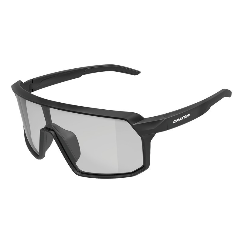 Sonnenbrille Cratoni Skyvision schwarz matt Glas smoke Kat3