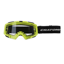 MTB Brille Cratoni C Dirttrack lime glanz Glas transparent