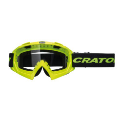 MTB Brille Cratoni C Rage neongelb glanz Glas transparent