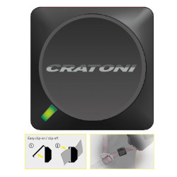 Crash Sensor Cratoni C Safe schwarz passend fur jeden Cratoni Helm
