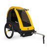 Fahrrad Kinderanhanger Burley Bee gelb schwarz inkl Rucklicht Single