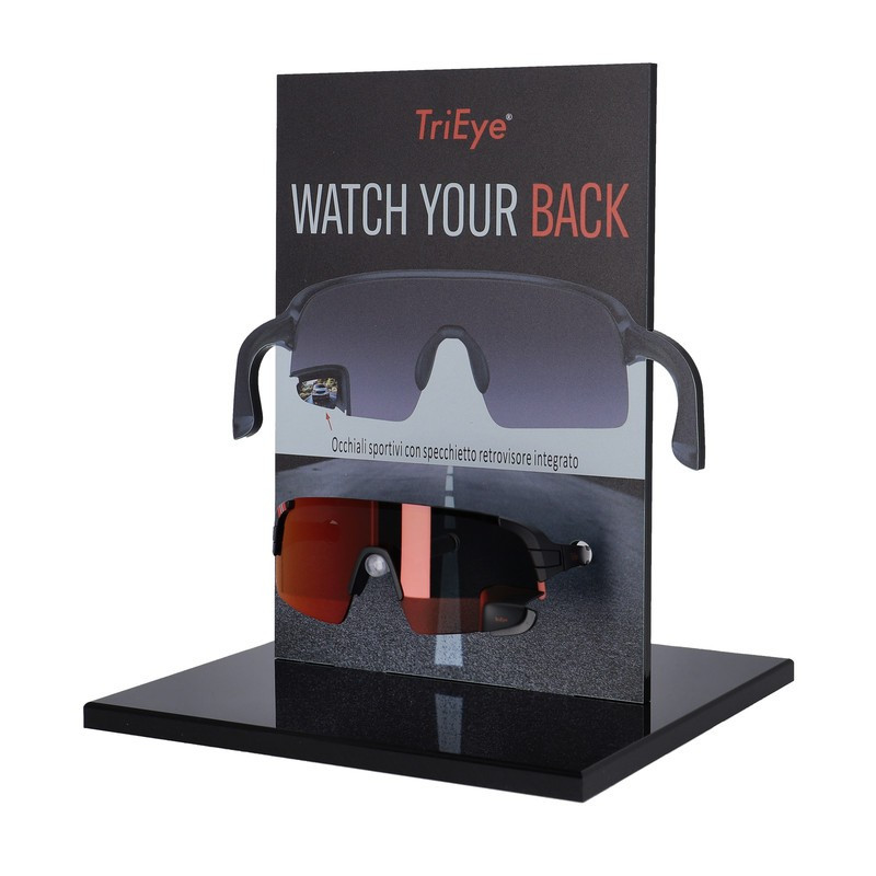 Thekenaufsteller TriEye italienisch fur TriEye Brille