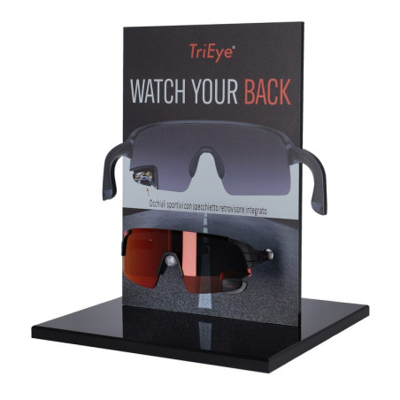 Thekenaufsteller TriEye italienisch fur TriEye Brille