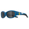 Sonnenbrille Alpina Flexxy Kids blau Pirat gloss Glas schwarz Kat3