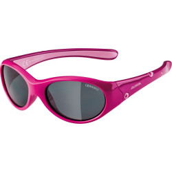Sonnenbrille Alpina Flexxy Girl pink rose Glas schwarz Kat 3