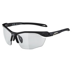 Sonnenbrille Alpina Twist Five HR V schwarz matt Glas varioflex sw Kat3