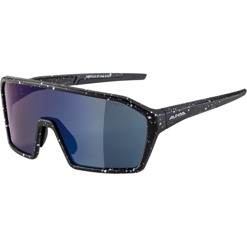 Sonnenbrille Alpina Ram Q Lite sw blur matt Glas blau versp Kat3
