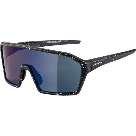 Sonnenbrille Alpina Ram Q Lite sw blur matt Glas blau versp Kat3