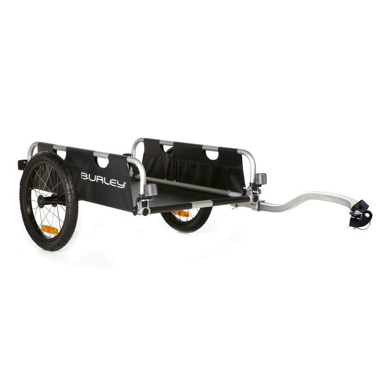 Fahrrad Lasten Anhanger Burley Flatbed schwarz