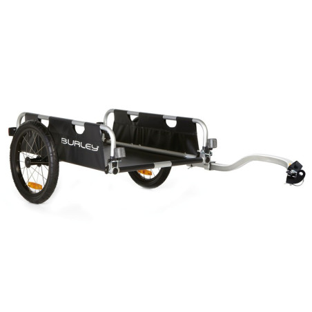 Fahrrad Lasten Anhanger Burley Flatbed schwarz