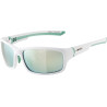 Sonnenbrille Alpina Lyron S weiss pistachioGlas emeraldverspKat3