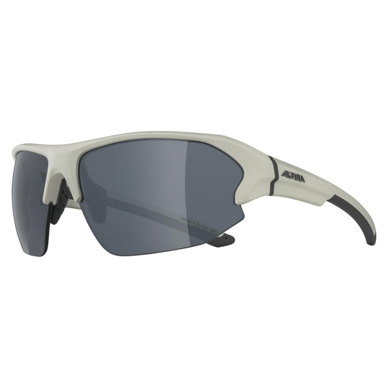 Sonnenbrille Alpina Lyron HR cool grey matt Glas sw versp Kat3