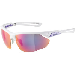 Sonnenbrille Alpina Nylos HR weiss violett Glas violett verspKat3