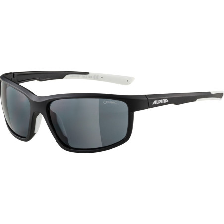 Sonnenbrille Alpina Defey schwarz matt weiss Glas sw verspKat3