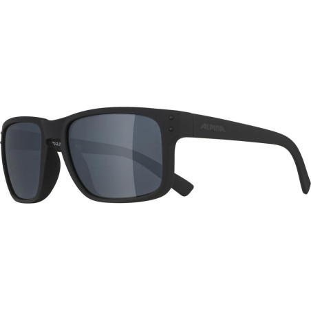 Sonnenbrille Alpina Kosmic schwarz matt Glas sw versp Kat3