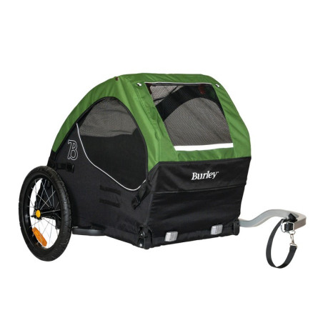 Fahrradanhanger Burley TailWagon schwarz grun inkl Rucklicht