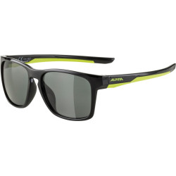 Sonnenbrille Alpina Flexxy Cool Kids I schwarz neongelb Glas schwarz Kat 3