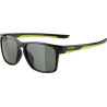 Sonnenbrille Alpina Flexxy Cool Kids I schwarz neongelb Glas schwarz Kat 3