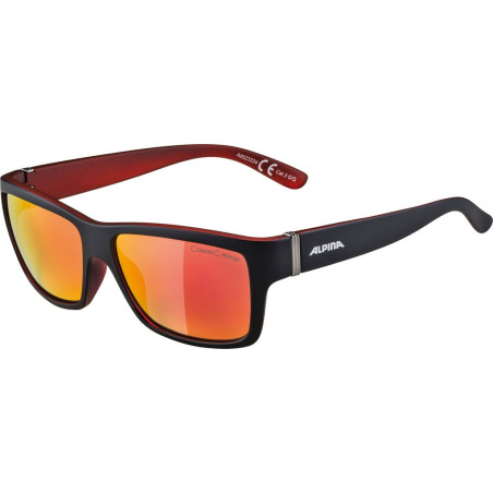 Sonnenbrille Alpina Kacey Rahmen sw matt rt Glas rtverspKat 3
