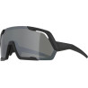 Sonnenbrille Alpina Rocket Q Lite schwarz matt Glas silberversp Kat3