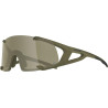 Sonnenbrille Alpina Hawkeye Q Lite olive matt Glas silber versp Kat3