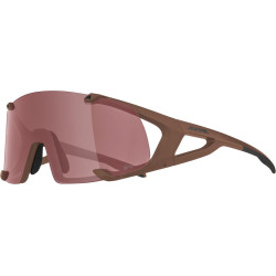 Sonnenbrille Alpina Hawkeye Q Lite brick matt Glas sw rot versp Kat3