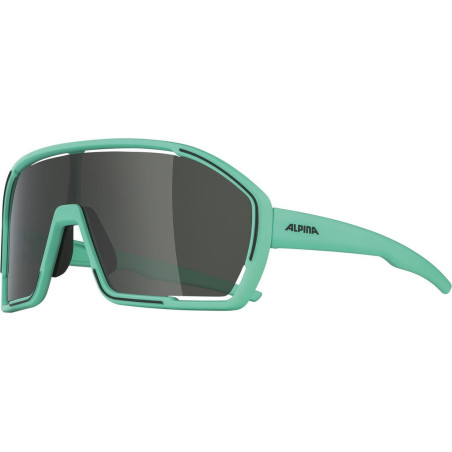 Sonnenbrille Alpina Bonfire turkis matt Glas grun Kat3