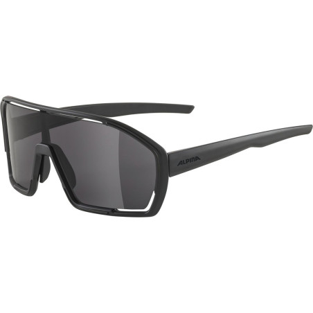 Sonnenbrille Alpina Bonfire schwarz matt Glas schwarz Kat3
