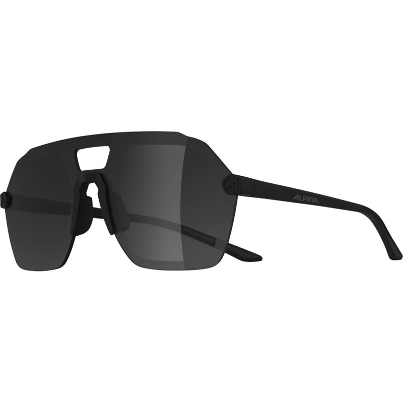 Sonnenbrille Alpina Beam I schwarz matt Glas schwarz verspKat3