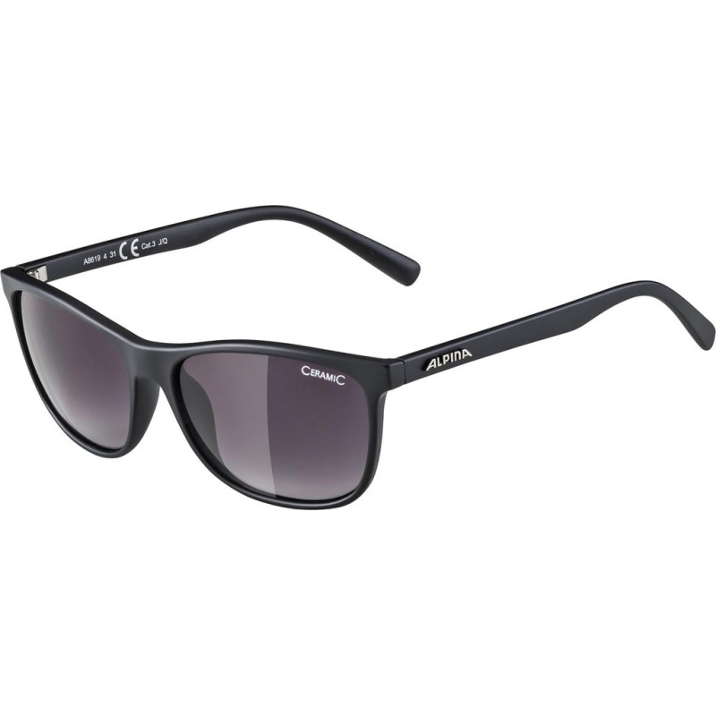 Sonnenbrille Alpina Jaida schwarz matt Glas schwarz Farbv Kat3