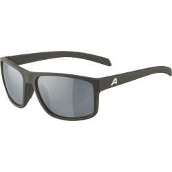 Sportbrille Alpina Nacan I cafegrau matt Glas schwarz verspKat3