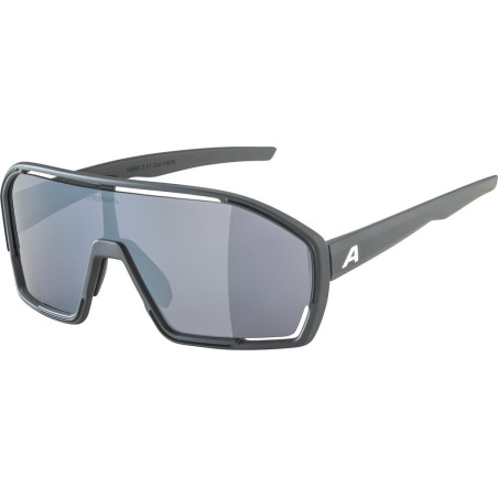 Sportbrille Alpina Bonfire midnight grau matt Glas sw verspKat3