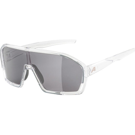 Sportbrille Alpina Bonfire transp glanzend Glas sw versp Kat3