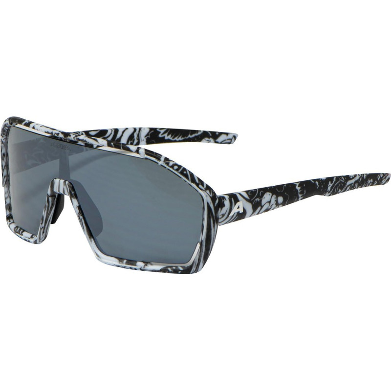 Sportbrille Alpina Bonfire blackbird matt Glas sw versp Kat3