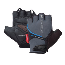 Handschuh Chiba Gel Premium kurz grau blau GrS 7