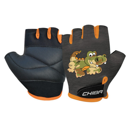 Kinderhandschuh Chiba Cool Kids Croco schwarz Gr M 5